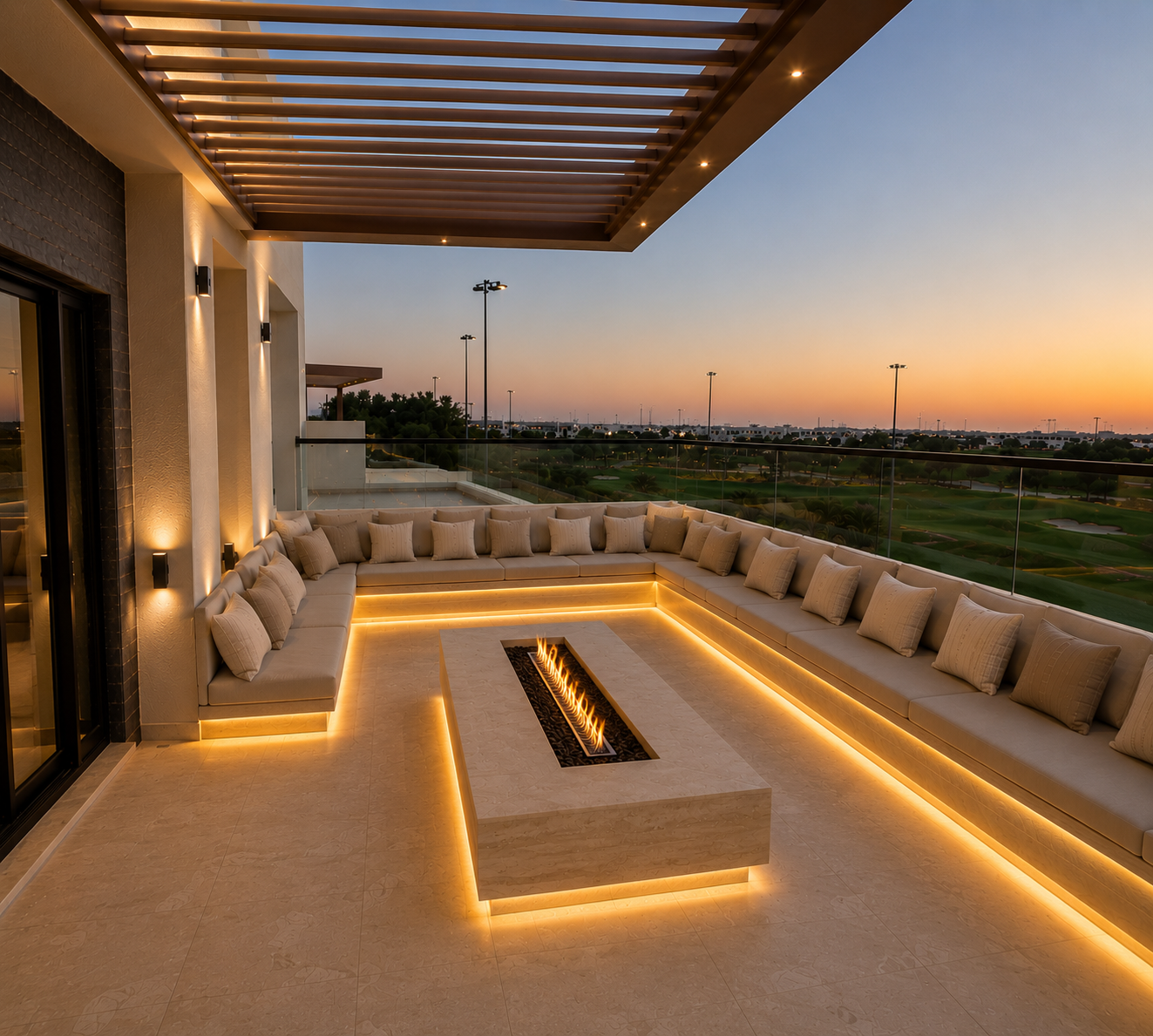 Skyline Penthouse Renovation in Downtown Dubai by Blue Iconic